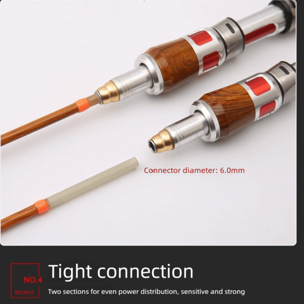 Fishing Rod Carbon Fiber - Canna da Pesca Spinning in 4