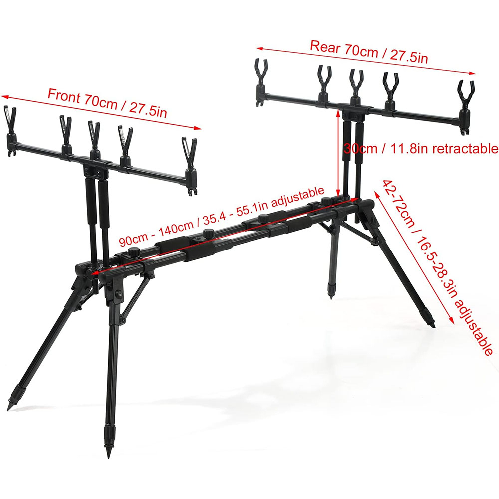 JSFUN Supporto Regolabile per  - Fishing Rod Rack recensione e prezzo