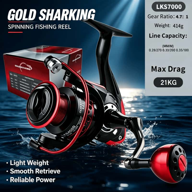 GOLD SHARKING-Mulinello da Spi - Abu Garcia Reel Max recensione e prezzo