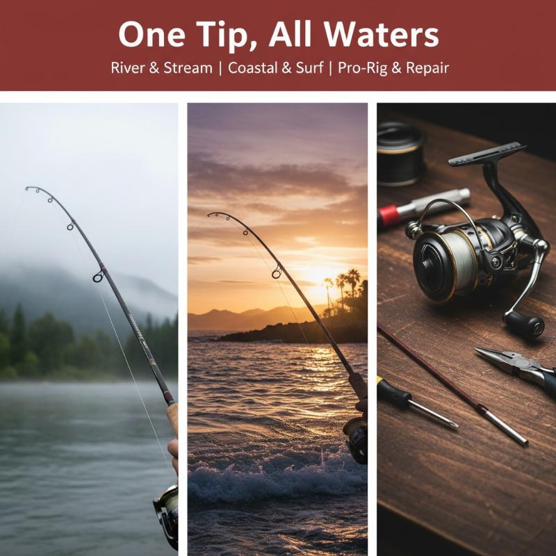 Kit di Riparazione di Emergenz - Fishing Rod Tip Replacement recensione e prezzo
